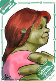 Shrek The Third Movie Cat Staggs Fiona Autograph Sketch Card S-CS #175/195 3rd - TvMovieCards.com