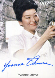 James Bond Archives 2015 Edition Yvonne Shima Autograph Card   - TvMovieCards.com