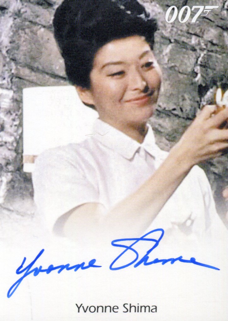 James Bond Archives 2015 Edition Yvonne Shima Autograph Card   - TvMovieCards.com