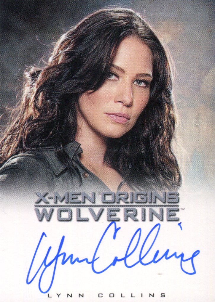 X-Men Origins: Wolverine Autograph Card Lynn Collins as Kayla Silver Fox   - TvMovieCards.com