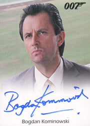 James Bond 50th Anniversary Series Two Bogdan Kominowski Autograph Card   - TvMovieCards.com