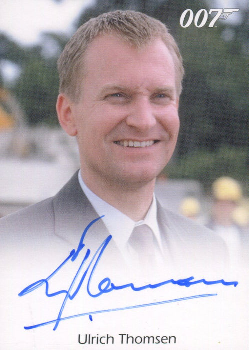 James Bond 50th Anniversary Series Two Ulrich Thomsen Autograph Card   - TvMovieCards.com