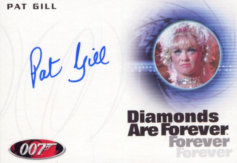 James Bond 50th Anniversary Series Two Pat Gill Autograph Card A214   - TvMovieCards.com