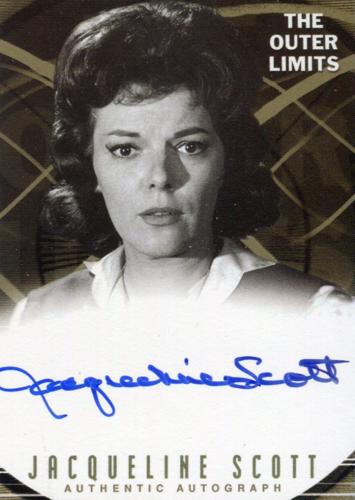 Outer Limits Premiere Autograph Card A12 Jacqueline Scott as Carol Maxwell   - TvMovieCards.com