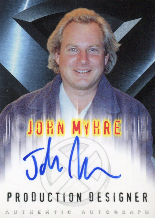 X-Men The Movie John Myhre Autograph Card Production Designer Topps 2000   - TvMovieCards.com