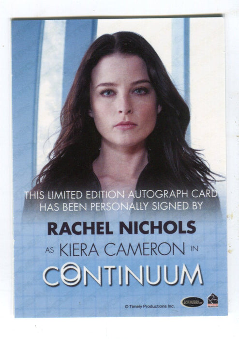 Continuum Seasons 1 & 2 Rachel Nichols as Kiera Cameron Autograph Card   - TvMovieCards.com