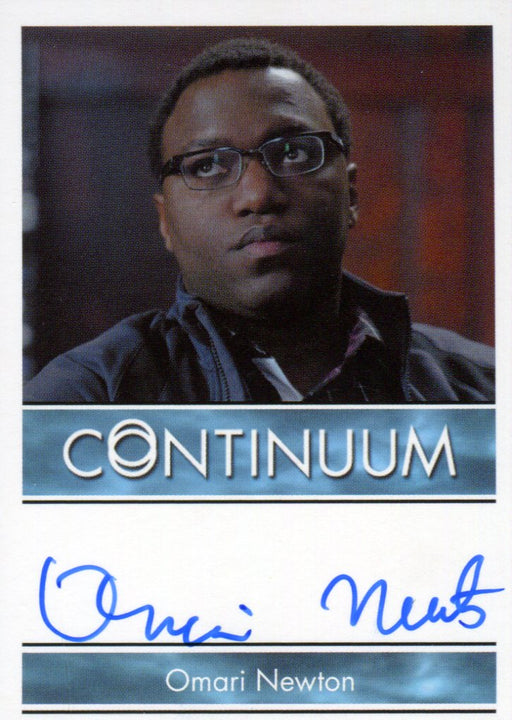 Continuum Season 3 Omari Newton as Lucas Ingram Autograph Card   - TvMovieCards.com