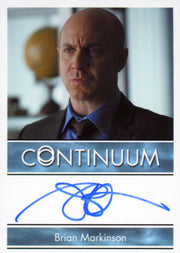 Continuum Season 3 Brian Markinson as Inspector Dillon Autograph Card   - TvMovieCards.com
