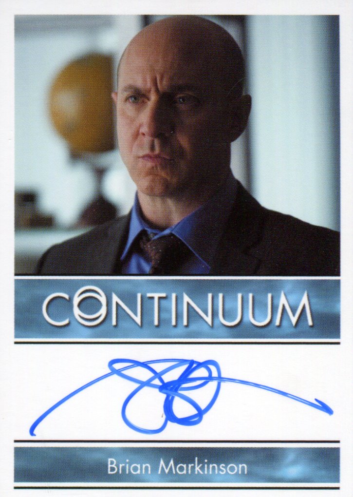 Continuum Season 3 Brian Markinson as Inspector Dillon Autograph Card   - TvMovieCards.com