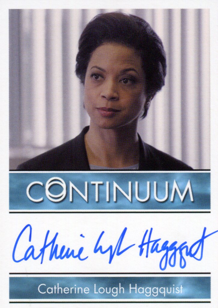 Continuum Season 3 Catherine Lough Hagguist Inspector Nora Harris Autograph Card   - TvMovieCards.com