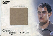 James Bond in Motion 2008 Carlos' Shirt Costume Card SC05 #564/800   - TvMovieCards.com