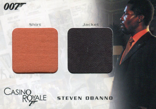 James Bond in Motion 2008 O'Banno Double Costume Card DC07 #0640/1250   - TvMovieCards.com