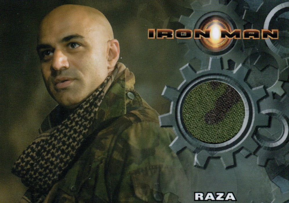 2008 Iron Man Movie Faran Tahir as Raza (Camo Jacket) Costume Trading Card   - TvMovieCards.com
