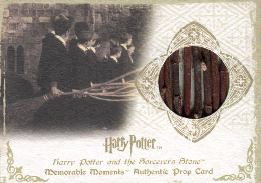 Harry Potter Memorable Moments Practice Broom Bristles Prop Card HP P1 #011/235   - TvMovieCards.com