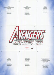 Avengers Kree Skrull War Variant Main Covers Chase Card Set V1 thru V9 Upper Dec - TvMovieCards.com