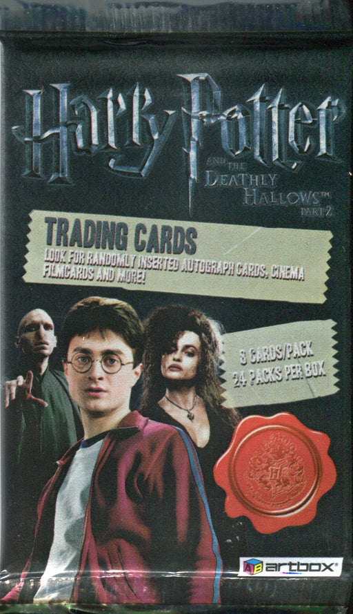Harry Potter and the Deathly Hallows Part 2 Single Trading Card Pack 8 Cards   - TvMovieCards.com