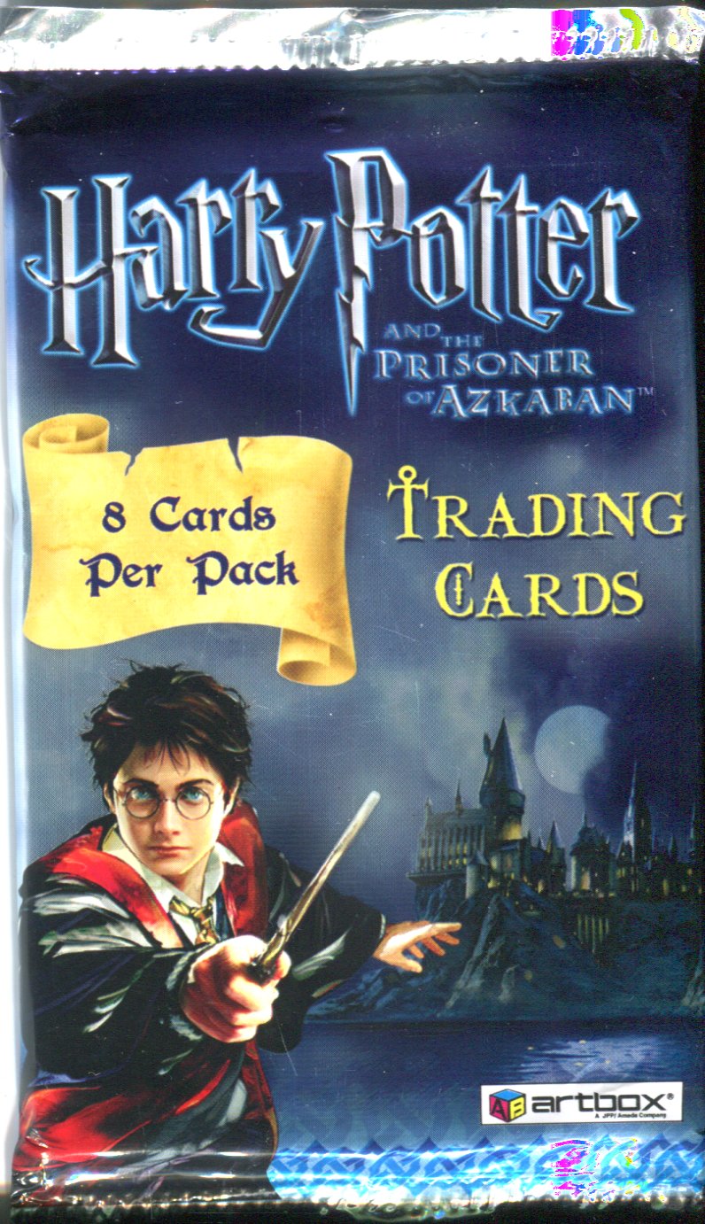 Harry Potter and the Prisoner of Azkaban Single Trading Card Pack 8 Ca
