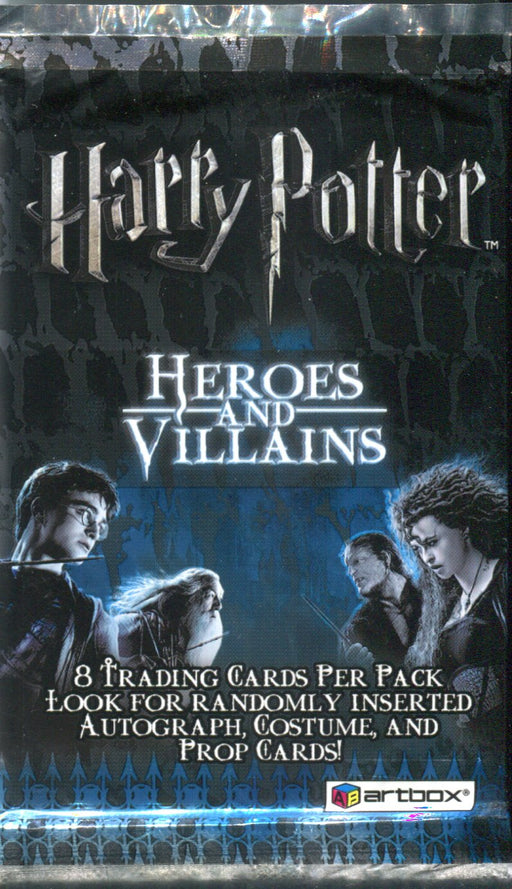 Harry Potter Heroes and Villains Single Trading Card Pack 8 Cards   - TvMovieCards.com