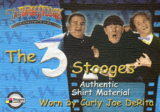 Three Stooges Curly Joe DeRita's Shirt Costume Card C2 Variant #1   - TvMovieCards.com