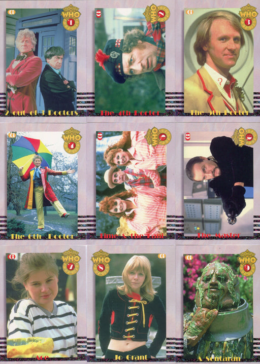 Doctor Who Series 2 Premiere Puzzle Chase Card Set 9 Cards Cornerstone 1995   - TvMovieCards.com