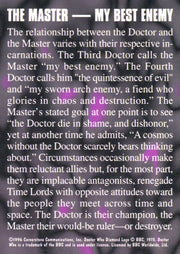 Doctor Who Series 3 The Master Foil Exclusive Chase Card Cornerstone 1995   - TvMovieCards.com