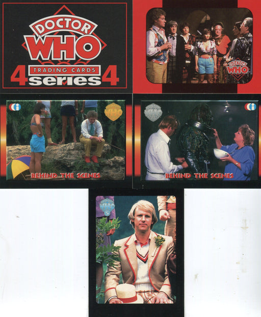 Doctor Who Series 4 Promo Card Lot 5 Cards Cornerstone 1996   - TvMovieCards.com
