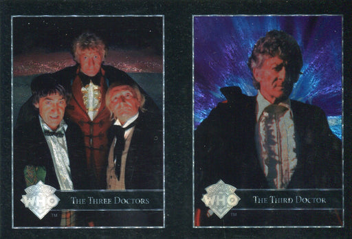 Doctor Who Series 4 Inside Trader 2-Panel Foil Card Sheet E1 E2 Cornerstone 1996   - TvMovieCards.com