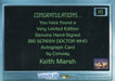 Doctor Who Big Screen Keith Marsh as Conway Autograph Card A5 Strictly Ink 2003   - TvMovieCards.com