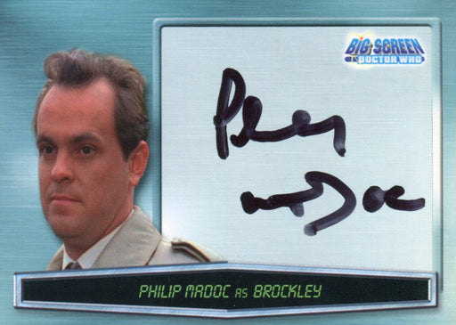 Doctor Who Big Screen Philip Madoc as Brockley Autograph Card A6 Strictly Ink   - TvMovieCards.com