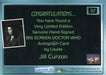 Doctor Who Big Screen Jill Curzon Autograph Card & Redemption A2 Strictly Ink   - TvMovieCards.com