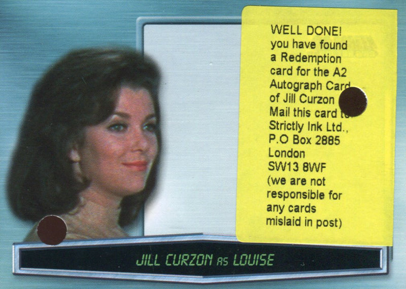 Doctor Who Big Screen Jill Curzon Autograph Card & Redemption A2 Strictly Ink   - TvMovieCards.com