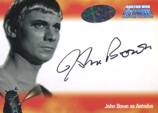 Doctor Who Big Screen Additions John Brown as Antodus A1 Autograph Card 2008   - TvMovieCards.com