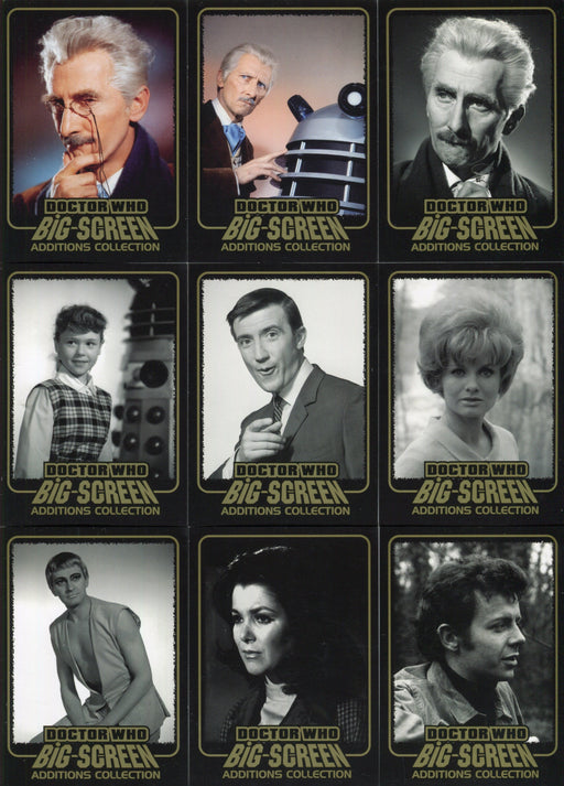 Doctor Who Big Screen Additions Gold Inked Chase Card Set F1 thru F9   - TvMovieCards.com