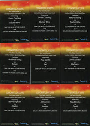 Doctor Who Big Screen Additions Gold Inked Chase Card Set F1 thru F9   - TvMovieCards.com