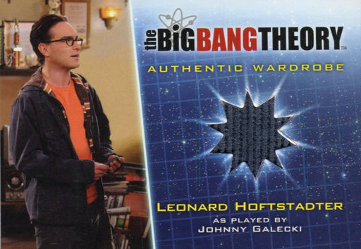 Big Bang Theory Season 5 Leonard's Blue Jacket Wardrobe Costume Card M9   - TvMovieCards.com