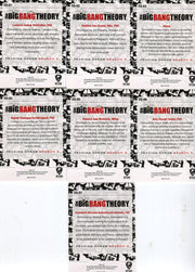 Big Bang Theory Season 5 Standees Chase Card Set 7 Cards CS-01 - CS-07   - TvMovieCards.com
