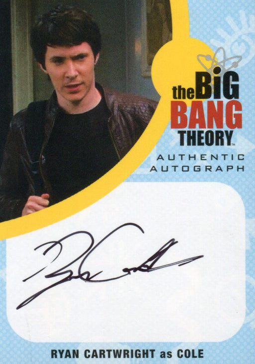 Big Bang Theory Seasons 6 & 7 Ryan Cartwright as Cole Autograph Card RC1   - TvMovieCards.com