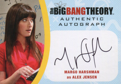 Big Bang Theory Seasons 6 & 7 Margo Harshman as Alex Autograph Card MH2   - TvMovieCards.com