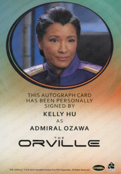 The Orville Season One Kelly Hu as Admiral Ozawa Autograph Card Rittenhouse 2019   - TvMovieCards.com