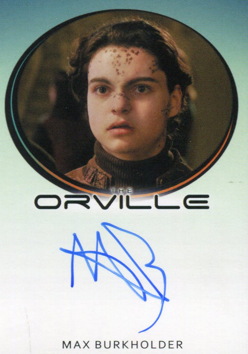 The Orville Season One Max Burkholder Tomlin Autograph Card Rittenhouse 2019   - TvMovieCards.com