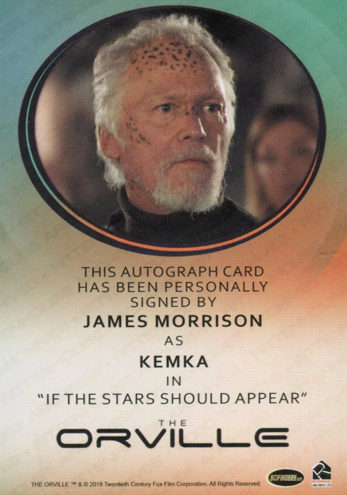 The Orville Season One James Morrison Kemka Autograph Card Rittenhouse 2019   - TvMovieCards.com