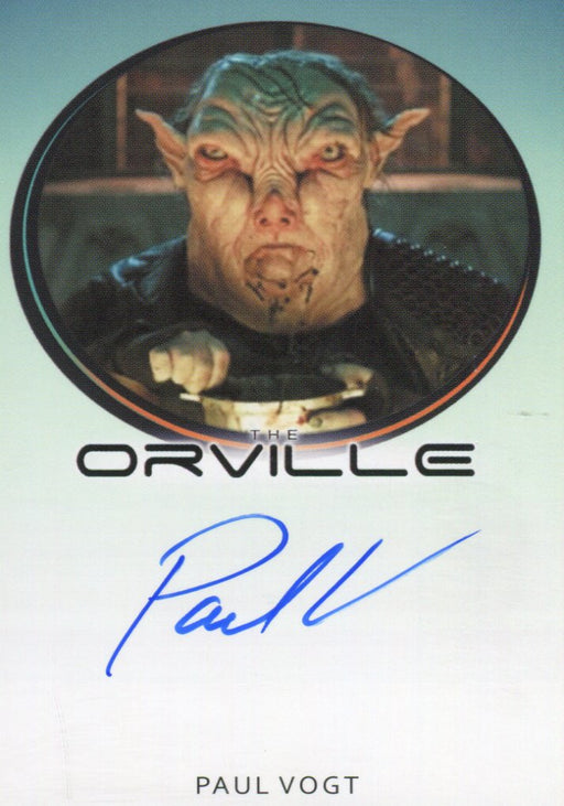 The Orville Season One Paul Vogt as Blavaroch Autograph Card Rittenhouse 2019   - TvMovieCards.com