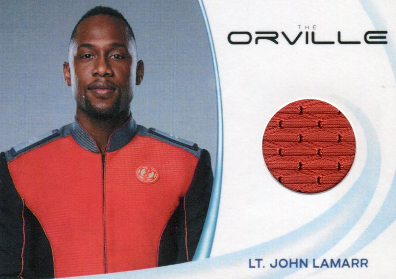 The Orville Season One Lt. John Lamarr Costume Card RC7 Rittenhouse 2019   - TvMovieCards.com