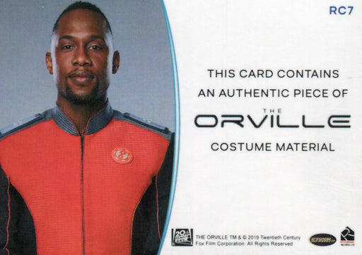 The Orville Season One Lt. John Lamarr Costume Card RC7 Rittenhouse 2019   - TvMovieCards.com