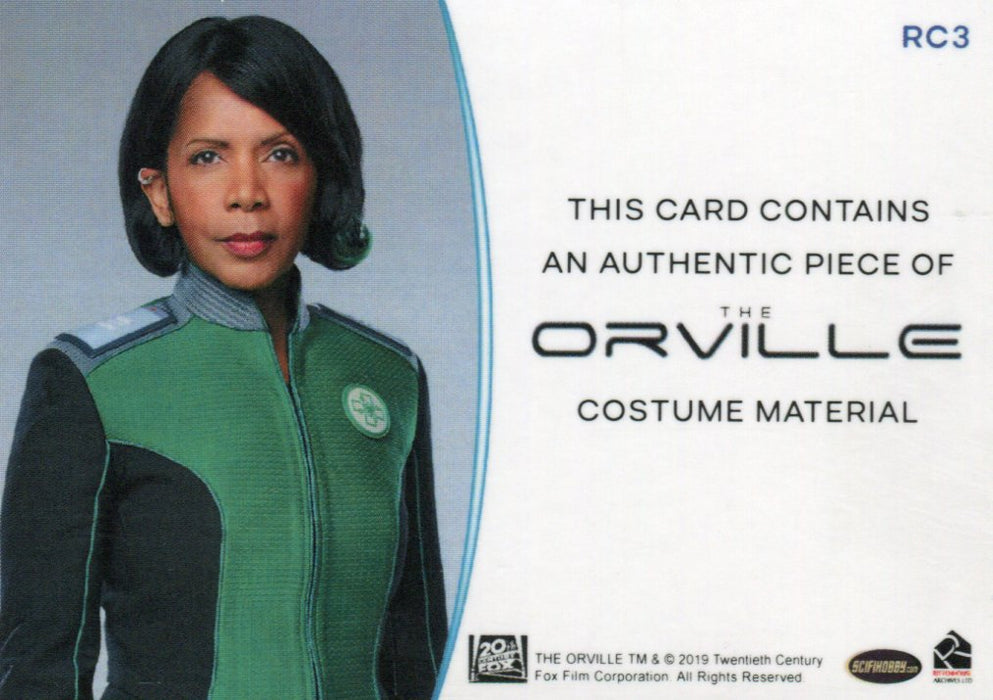 The Orville Season One Dr. Claire Finn Costume Card RC3 Rittenhouse 2019   - TvMovieCards.com