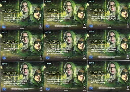 2017 Arrow Season 4 Olicity Chase Card Set OF1-OF9 - TvMovieCards.com