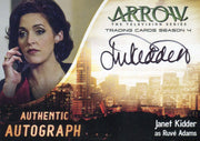 Arrow Season 4 Janet Kidder as Ruve Adams Autograph Card JK   - TvMovieCards.com