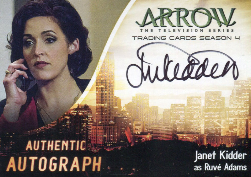 Arrow Season 4 Janet Kidder as Ruve Adams Autograph Card JK   - TvMovieCards.com
