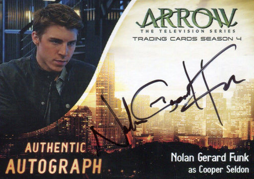 Arrow Season 4 Nolan Gerard Funk as Cooper Seldon Autograph Card NGF   - TvMovieCards.com