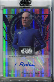 Star Wars 2022 Signature Series Ian Ruskin as Valorum Autograph Card A-IR Topps   - TvMovieCards.com